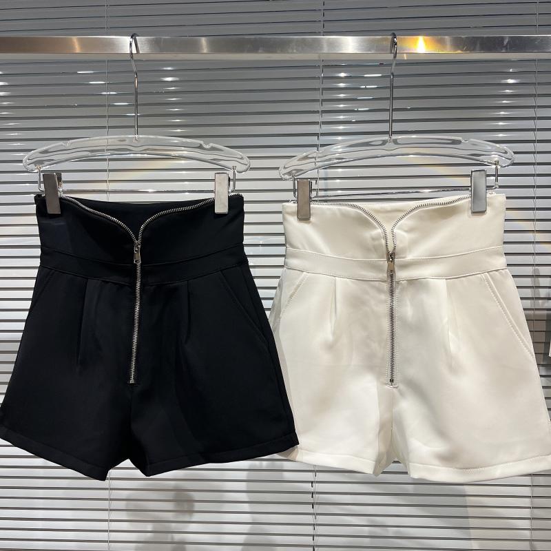 Mara High Waisted Zipper Shorts